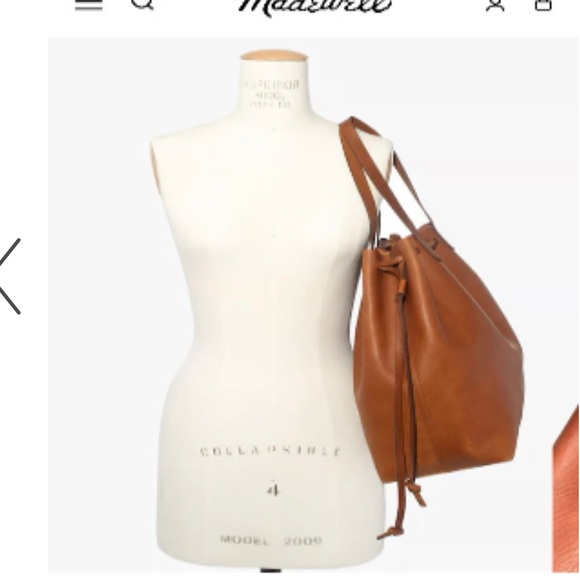 Madewell Leather Transport Drawstring Tote - Picture 12 of 12